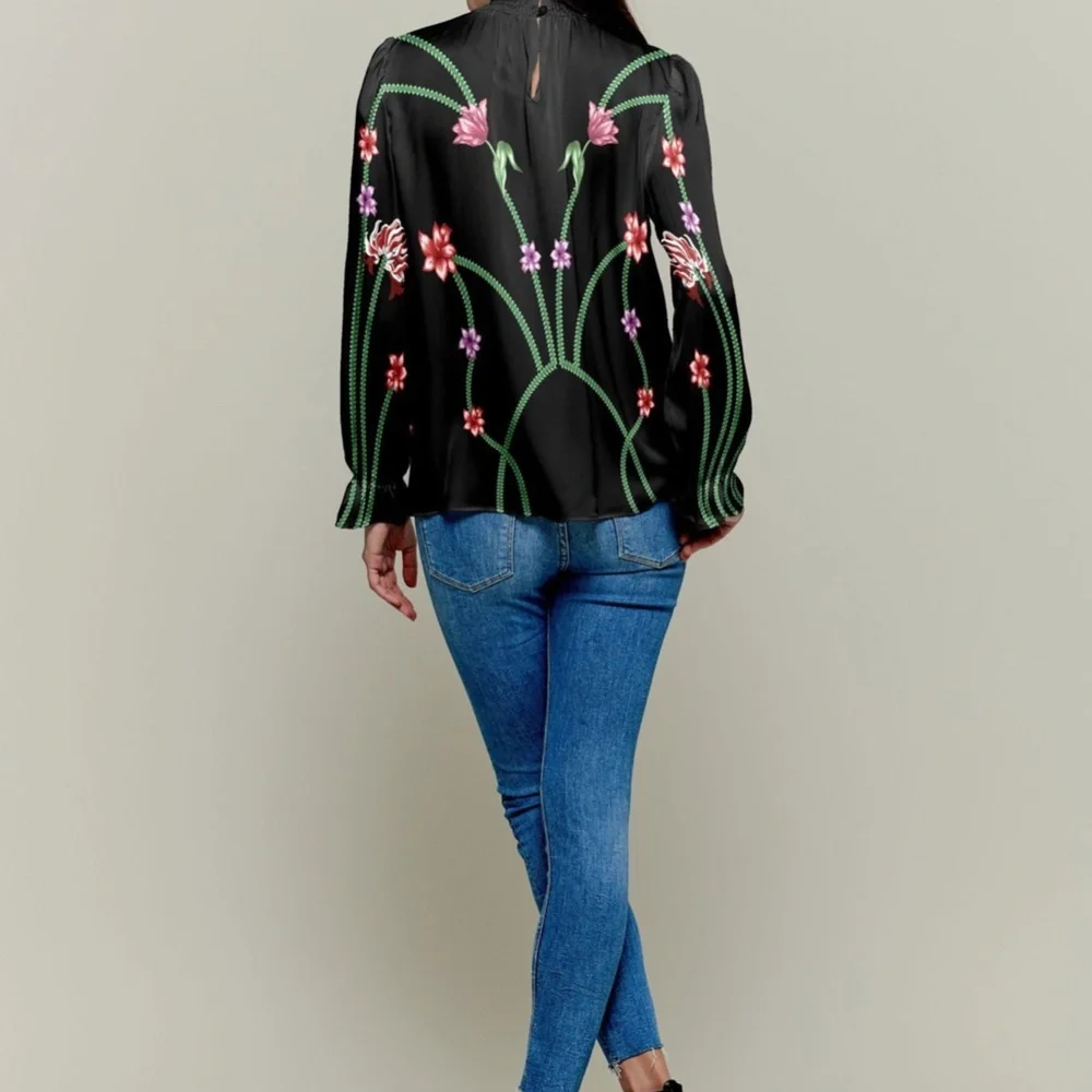 NWT | Tucker NYC Silk Stella Top - Picture 7 of 7